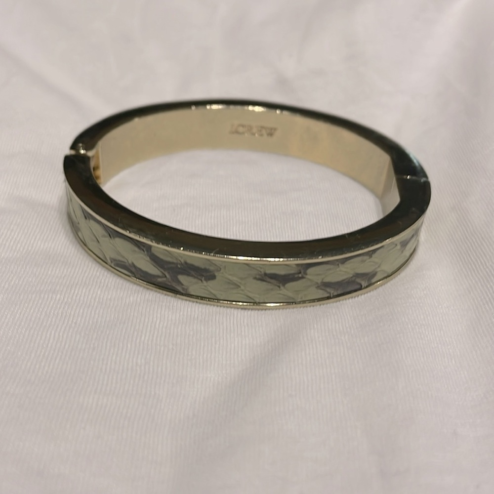 J.Crew snake cuff bracelet gold plated